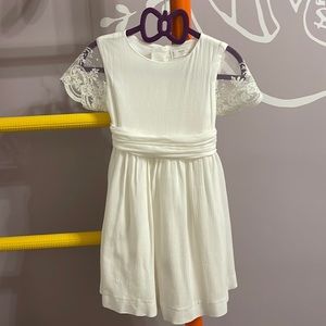 Mango Girl White Holiday Dress